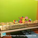 Birthday Ballon Designs on Table