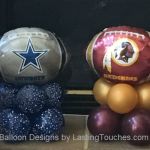 Cowboys-Redskins ballon designs