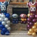 Cowboys-Redskins ballon designs