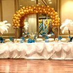 Head Table with Arch Balloons