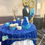 Dessert Table with Tux and Balloons