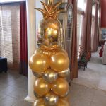 Balloon Column with Pineapple Topper