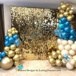Shimmer Wall Backdrop with Balloons