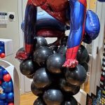 spiderman balloon column