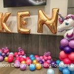 Unicorn Birthday Balloon Design
