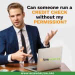 Credit check without permission