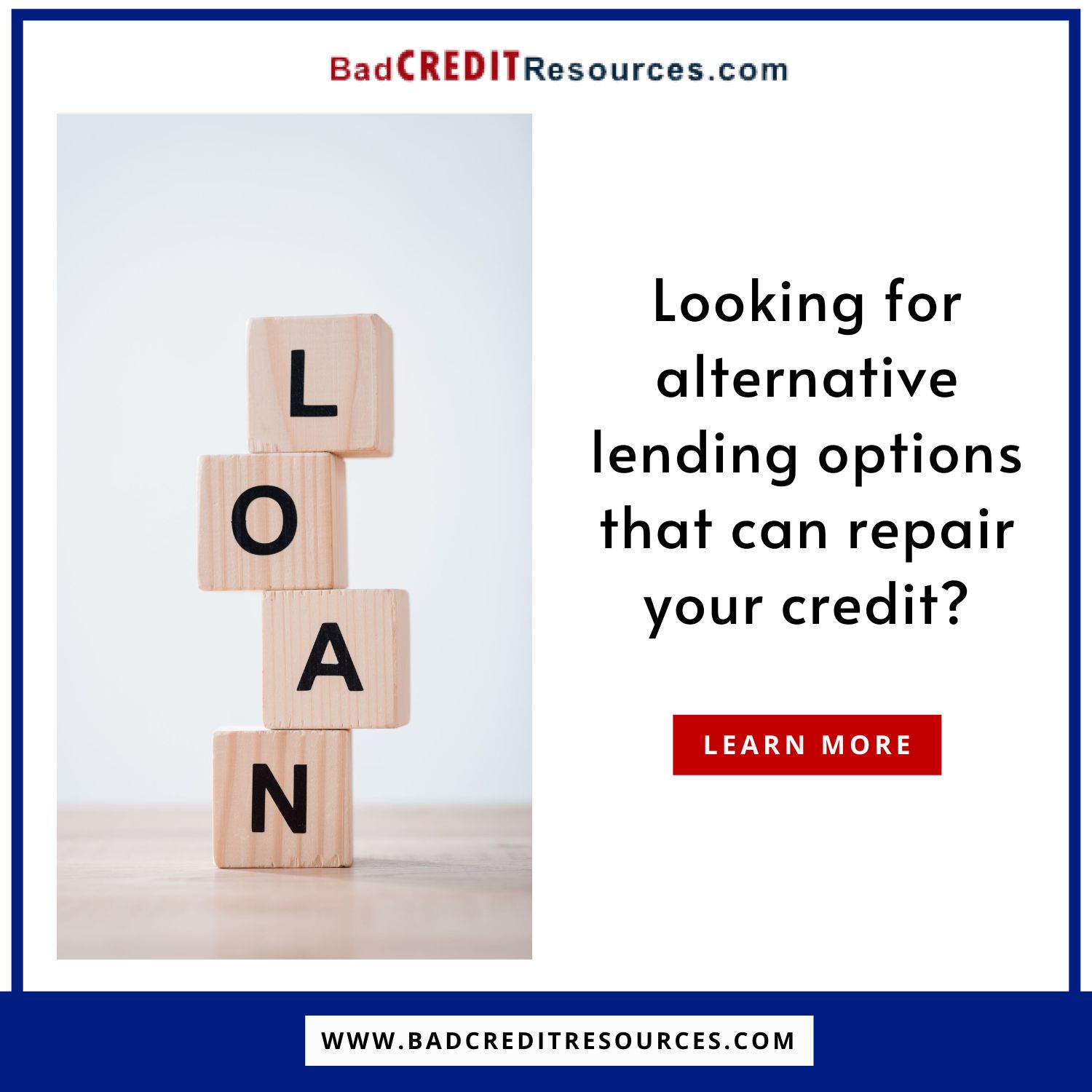 Alternative lending options that can repair your credit