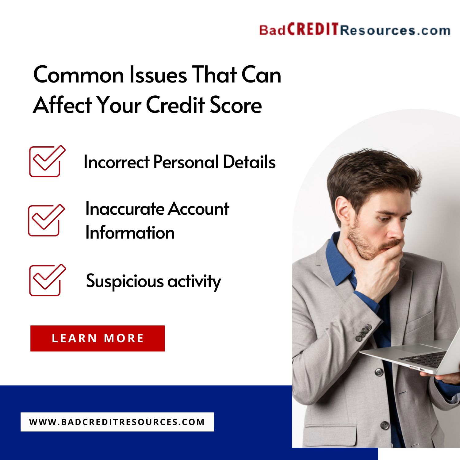 Common issues that can affect your credit score