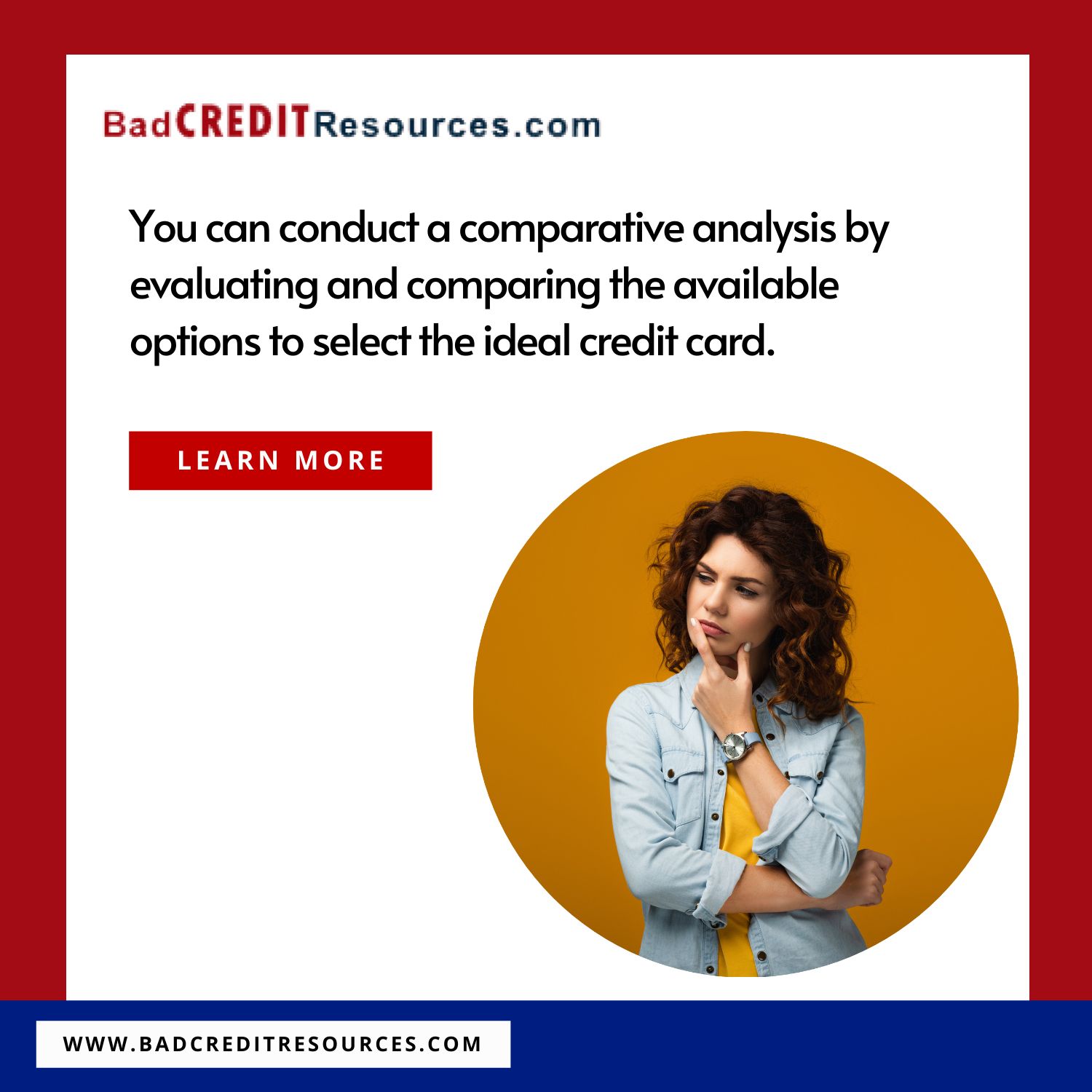 conduct comparative analysis to compare different instant approval credit cards