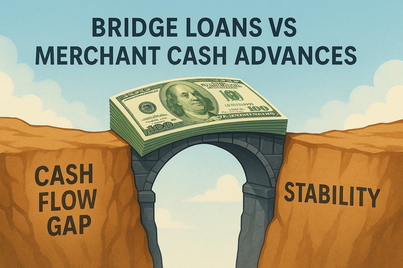 Bridge Loans vs. Merchant Cash Advances cover