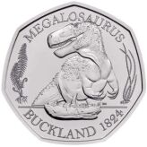 Megalosaurus-50p Münze
