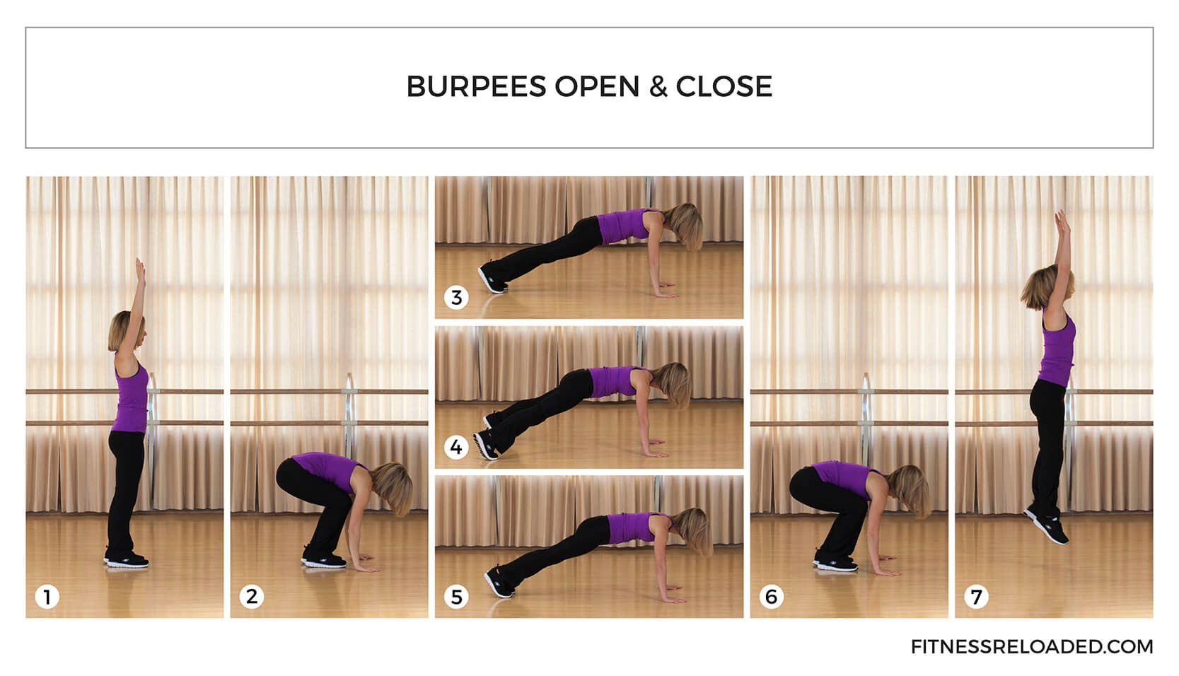 burpees variation open and close