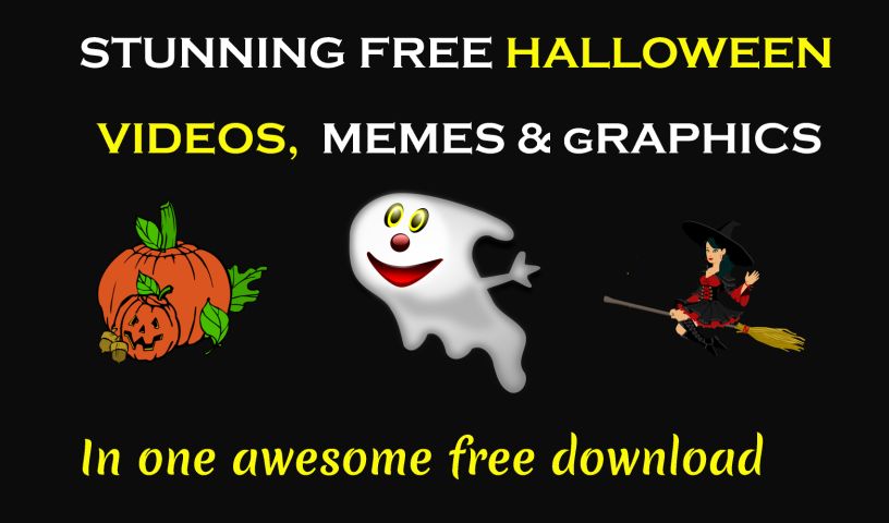 Header Image For My Free Halloween Assets