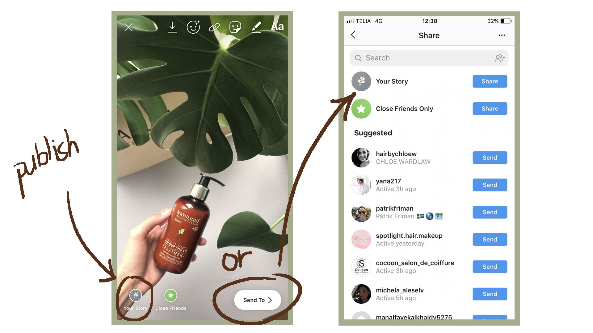 instagram stories publishing publish an instagram story