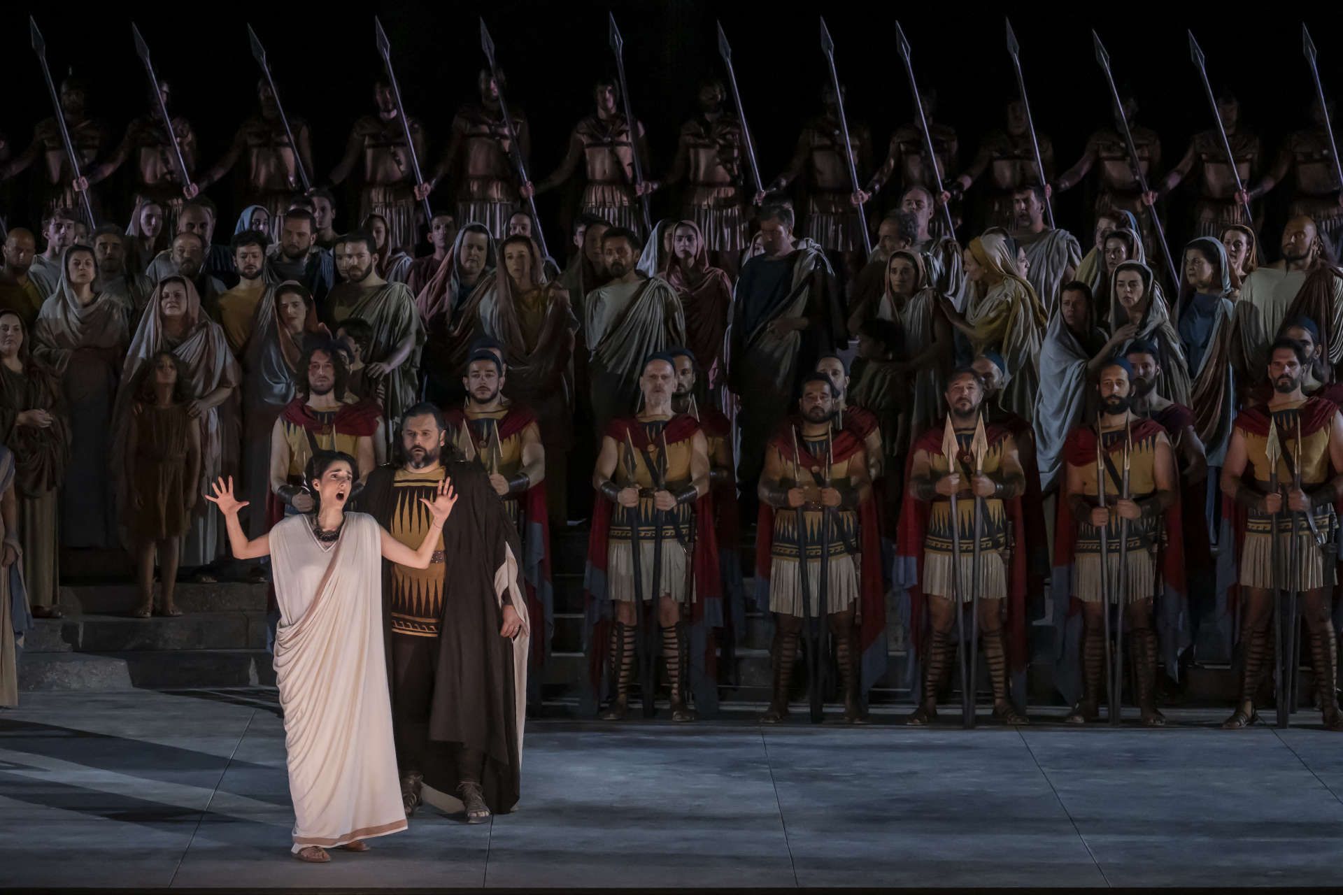 Ancient Greek theatre revives legendary Callas opera Medea