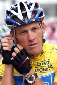 Lance Armstrong, pictured during the supposed “peak” of his career. Armstrong won seven consecutive Tour de France cycling tournaments from 1999 until 2005 with the U.S. Postal Service and Discovery Channel teams, until his titles were stripped last October.