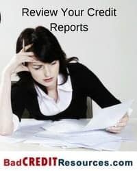 Review your credit reports