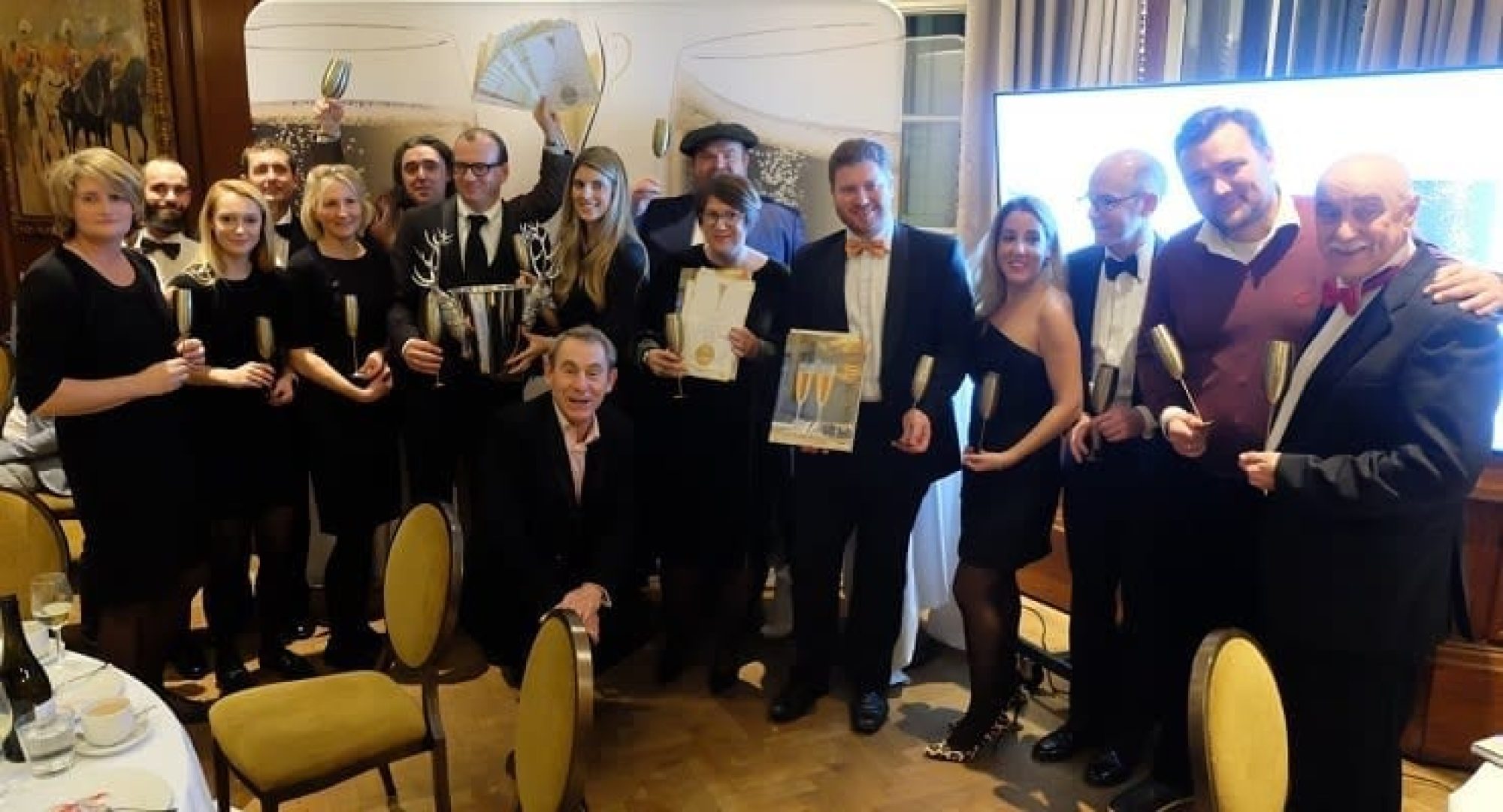 Trophy Winners from The World’s Finest Glass of Bubbly Awards 2018