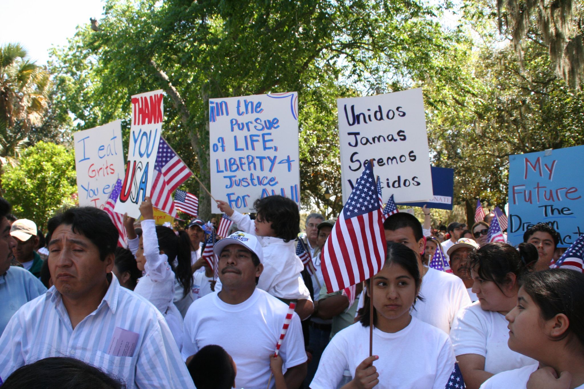 Pro-Immigration rally