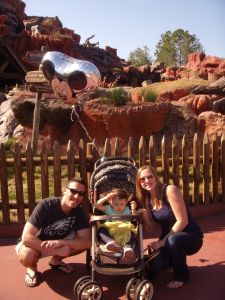 Bascelli and family in Walt Disney World. (Eric Bascelli/Submitted Photo)