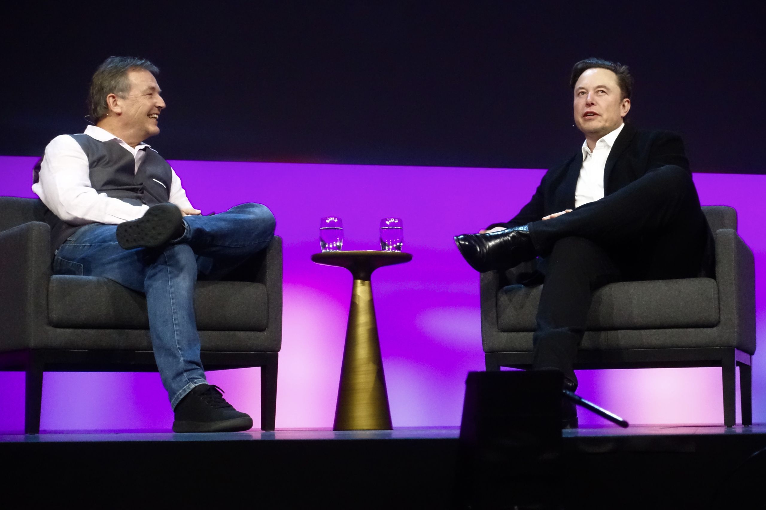 Elon Musk at a TED Talk