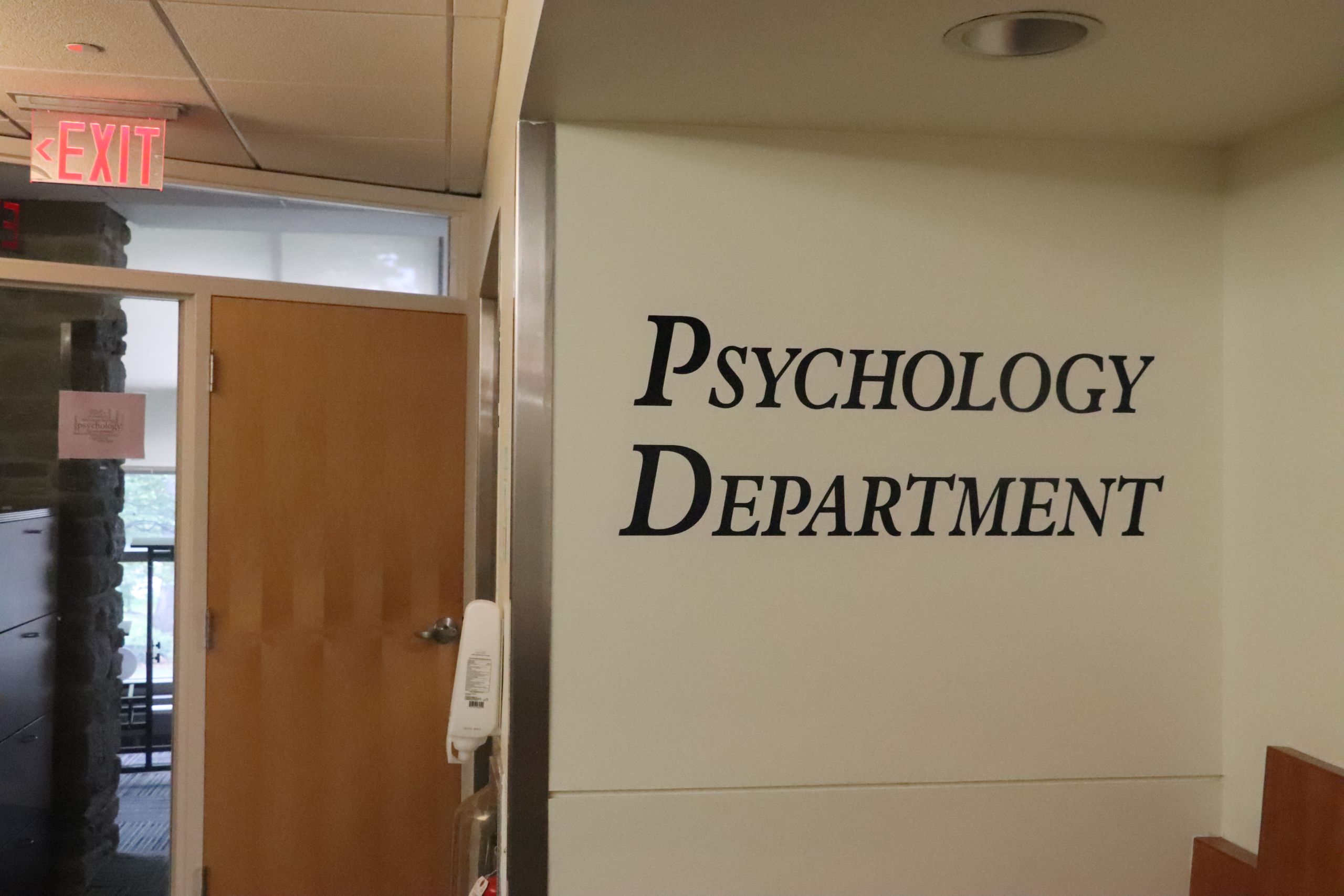 The psychology department (Photo by Ryan Byars) 