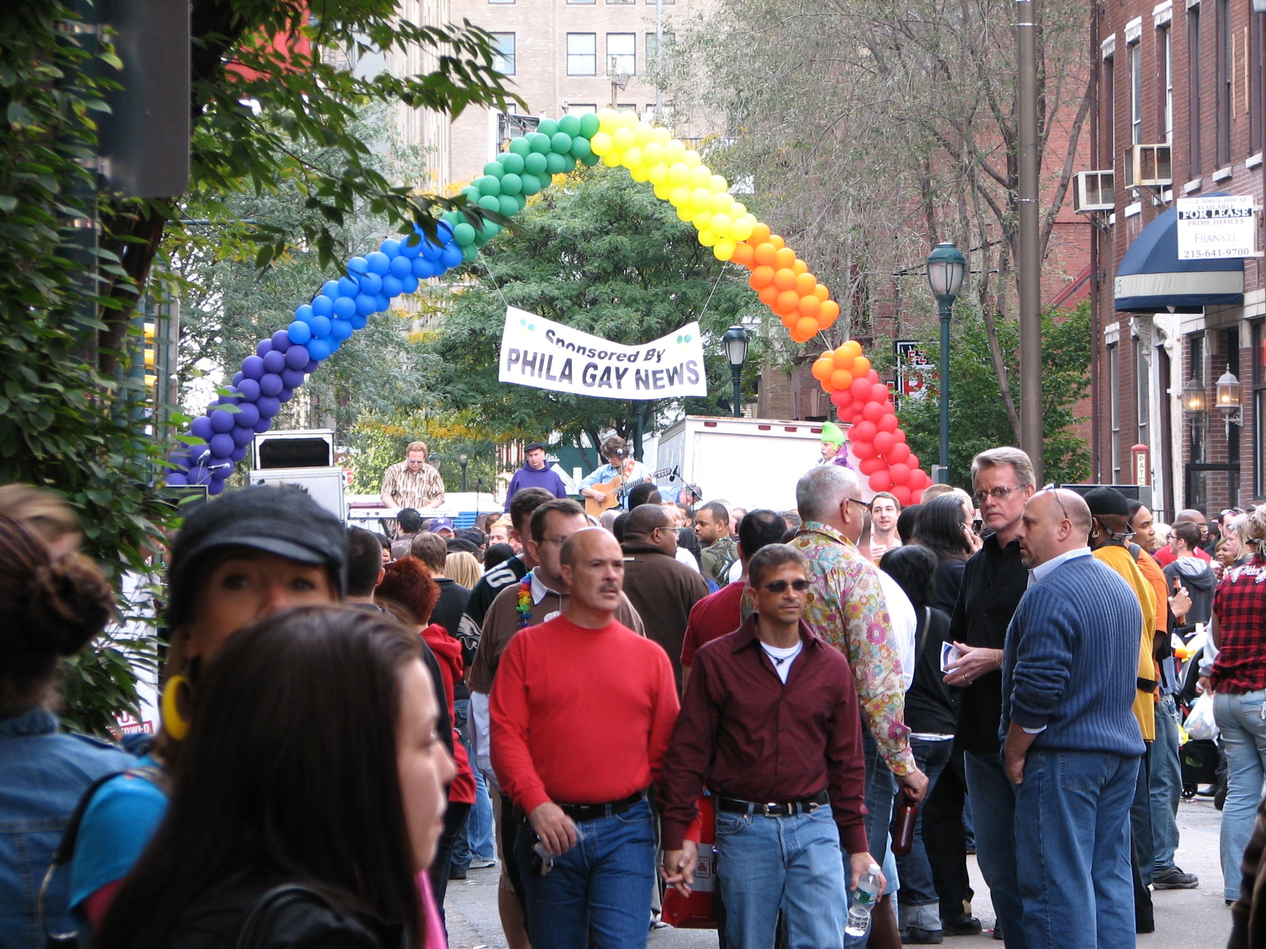 An LGBTQ+ event in Philadelphia. Photo via Flickr. 