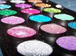Creative Commons Glitter and neon swipes on lids can add edge to spring looks. 