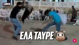 Νηφάλιοι μύστες χορεύουν κάτι σαν ταυρομαχία σε Κυπριακό γάμο | Luben TV