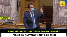 Πλεύρης (18.10.21): Όλοι οι πολίτες που θα χρειαστούν νοσηλεία, θα έχουν πρόσβαση σε ΜΕΘ