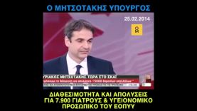 Φταίει ο ΣΥΡΙΖΑ για την κατάντια του ΕΣΥ, δηλώνει σήμερα ο κυβερνητικός εκπρόσωπος