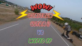 Αγώνες ταχύτητας🤘🚀🛴  Dualtron Ultra II 6,640W 35Ah 72V VS Weped FF  12,000W 30Ah 60V