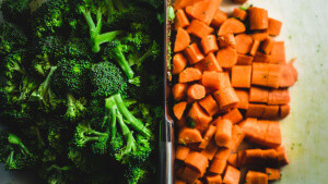 Vegetable meal prep