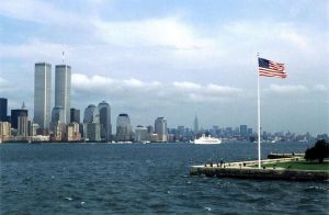The New York City skyline prior to the 9/11 attacks. (Anne Gleavy/Submitted Photo)