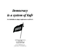 Democracy is a System of Kufr