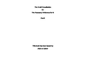 Draft Constitution (Part 2)