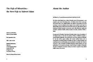 Fiqh Minorities Subvert Islam