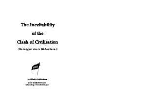 Inevitability Clash of Civilizations