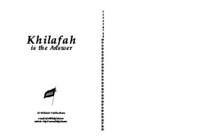 Khilafah Is the Answer