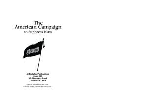 Us Campaign Suppress Islam