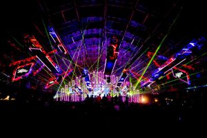 The light show at Coachella 2014. (Mike Otterbein/Submitted Photo)