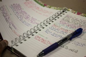 Many Cabrini students stay organized with a planner. Amarra Boone/Photo Editor)