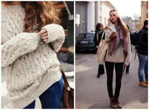 Over-sized-sweaters are dominating this fall fashion season.