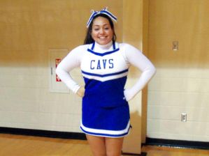 Tinoco is captain of Cabrini's cheerleading squad. (Gabby Tinoco/Submitted Photo)