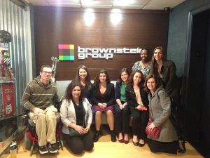 Cavalier Ad Club visiting the Brownstein Group. (Photo submitted by Dawn Francis)