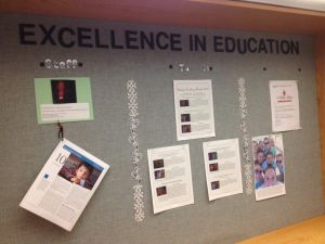 The newly relocated education wing displays new and relevant information. (Lauren Hight/Multimedia Editor)