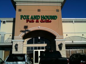 Creative Commons Fox and Hound Restaurant and Bar is located in the KOP shopping center. 