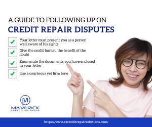 Tips on Follow-up on credit dispute letter