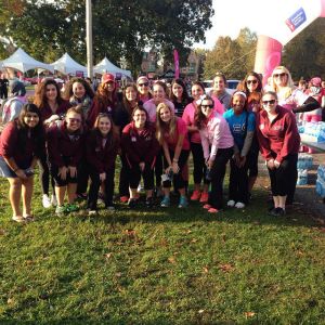 Delta Xi Phi at Philadelphia’s Making Strides for Breast Cancer. (Dana Millio/Submitted Photo)