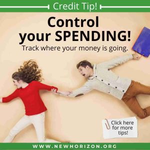 control your spending to build your credit